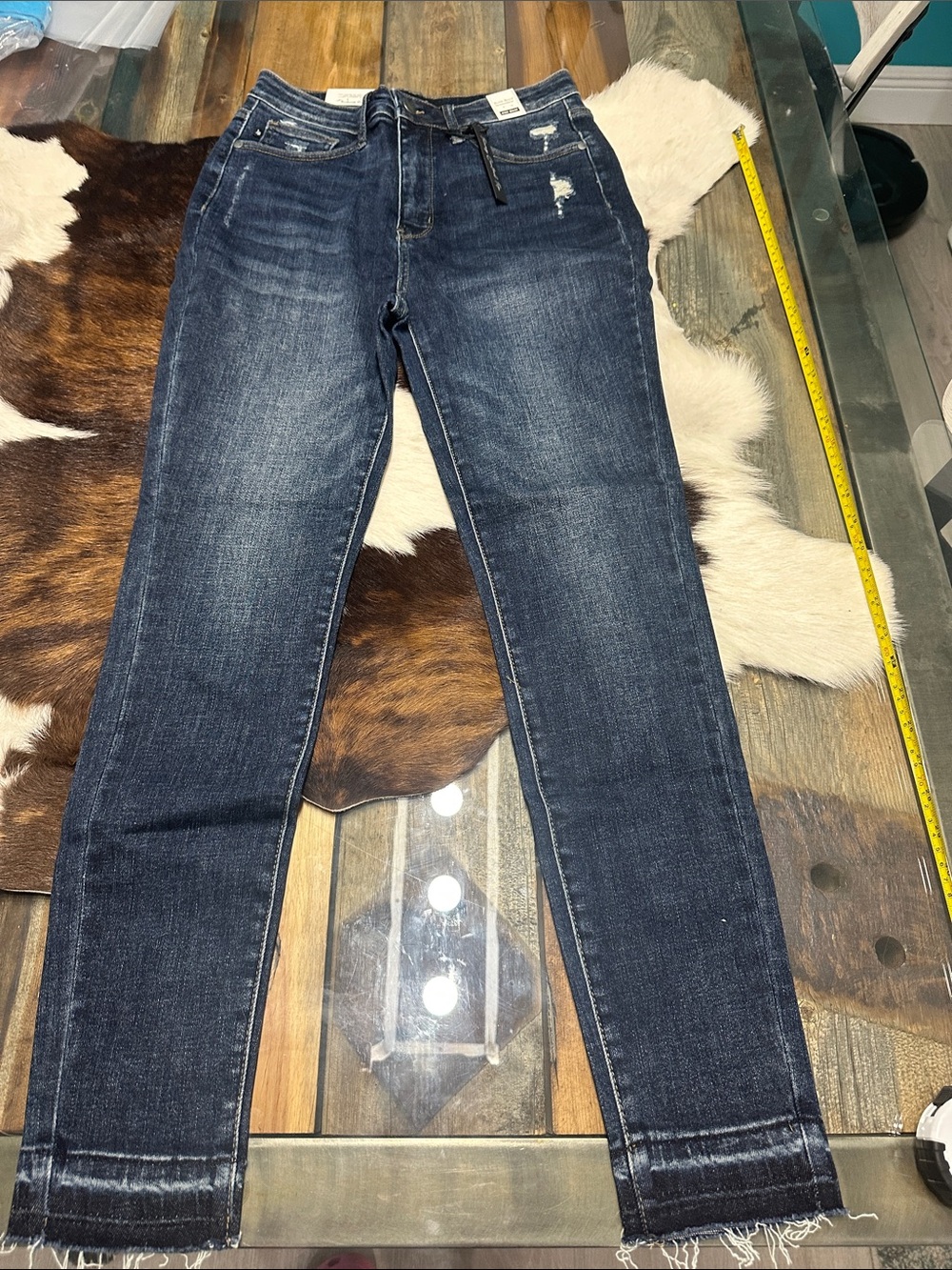 NWT Judy Blue Dark Blue Skinny High Waist Jeans